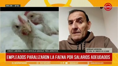 Contin&uacute;a paralizada la faena en av&iacute;cola Granja Tres Arroyos por salarios adeudados